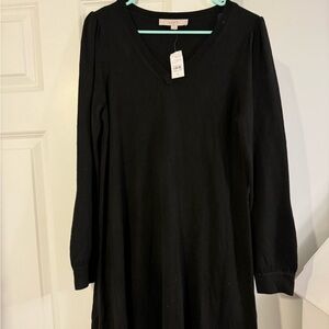 NWT Loft black dress- size M